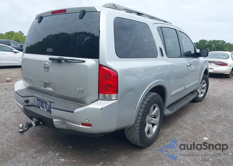 2008 Nissan Armada Se from USA, damaged, VIN 5N1AA08C98N613129